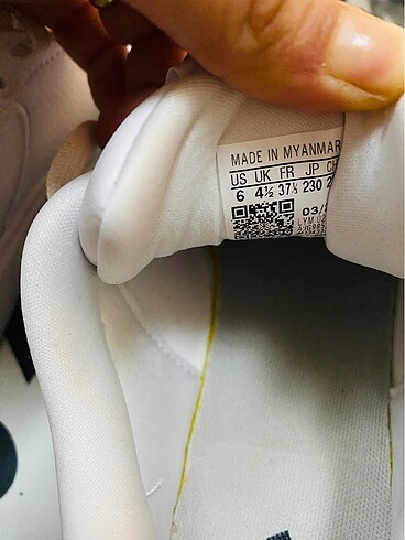 37,5 Beden Orijinal Adidas park st ayakkabı