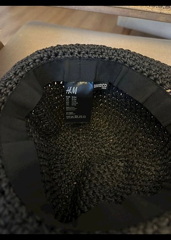  Beden Hafif Kahverengi Pileli Keten Kadın Şapka H&M ve Mango