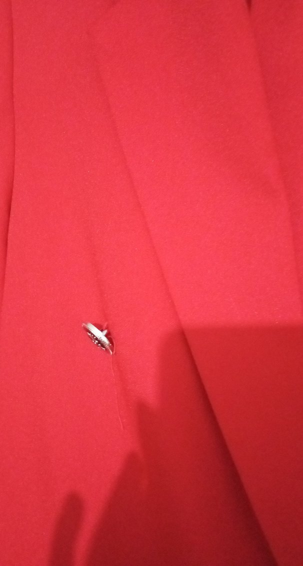 Düğmeli Kırmızı Kadın Blazer Ceket pantolon takimi - Görsel 3