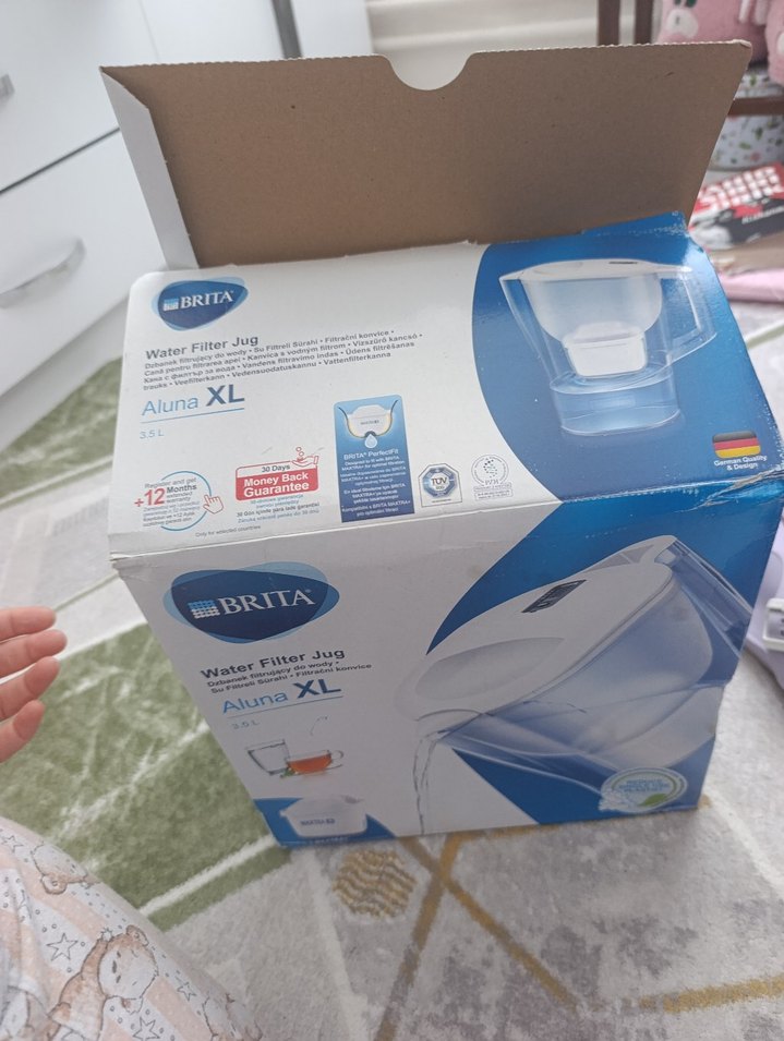 Beyaz XL Brita Sürahi ve Filtre - Görsel 3