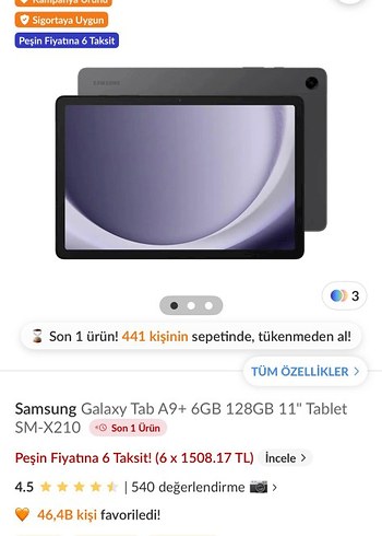 Samsung Galaxy A9+ tablet - Görsel 4