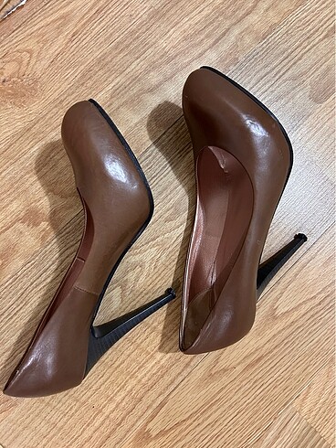 Network Network marka acı kahve yüksek topuk şık stiletto