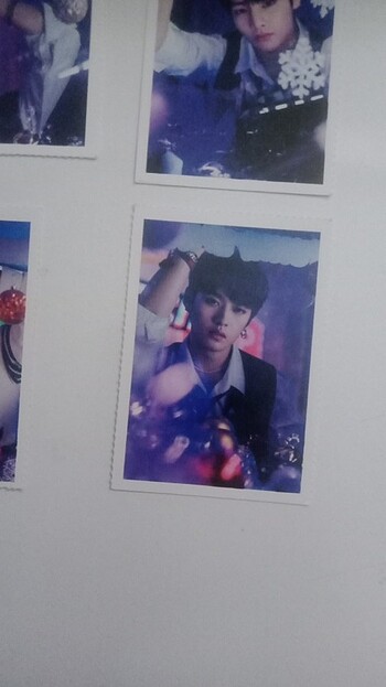 m Beden çeşitli Renk Stray kids 6 adet fotokart + 7 adet grup fotosu