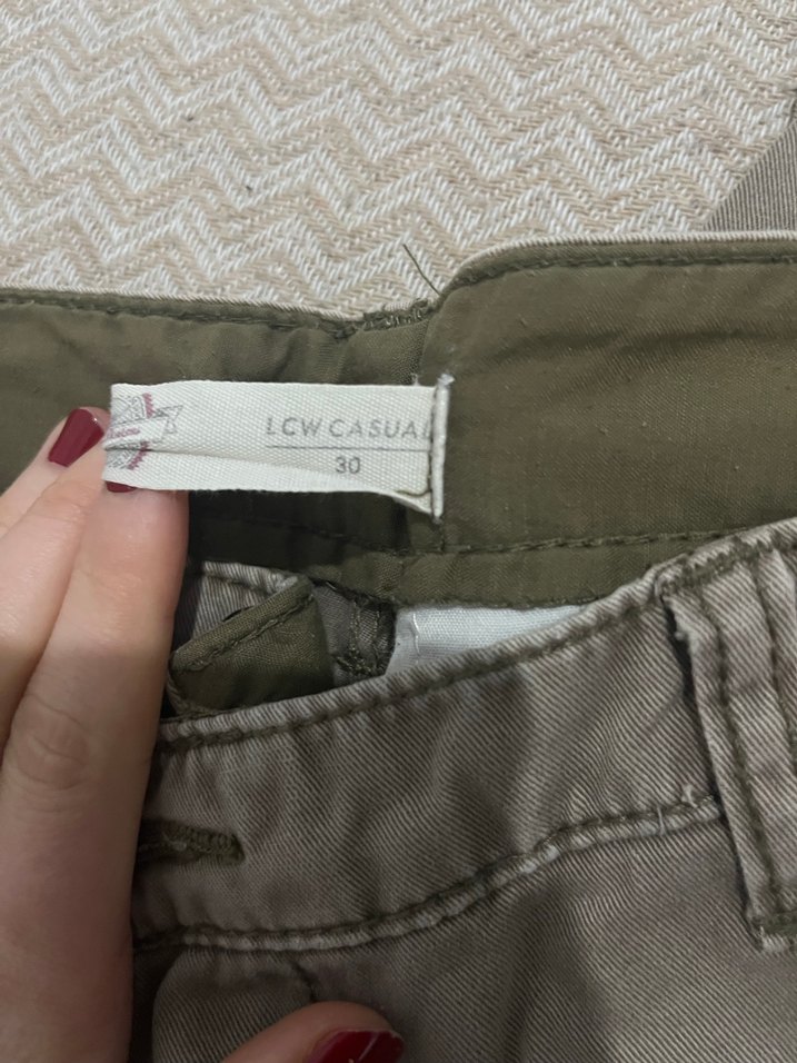 Gri Rahat Kesim Kot Pantolon - Görsel 2