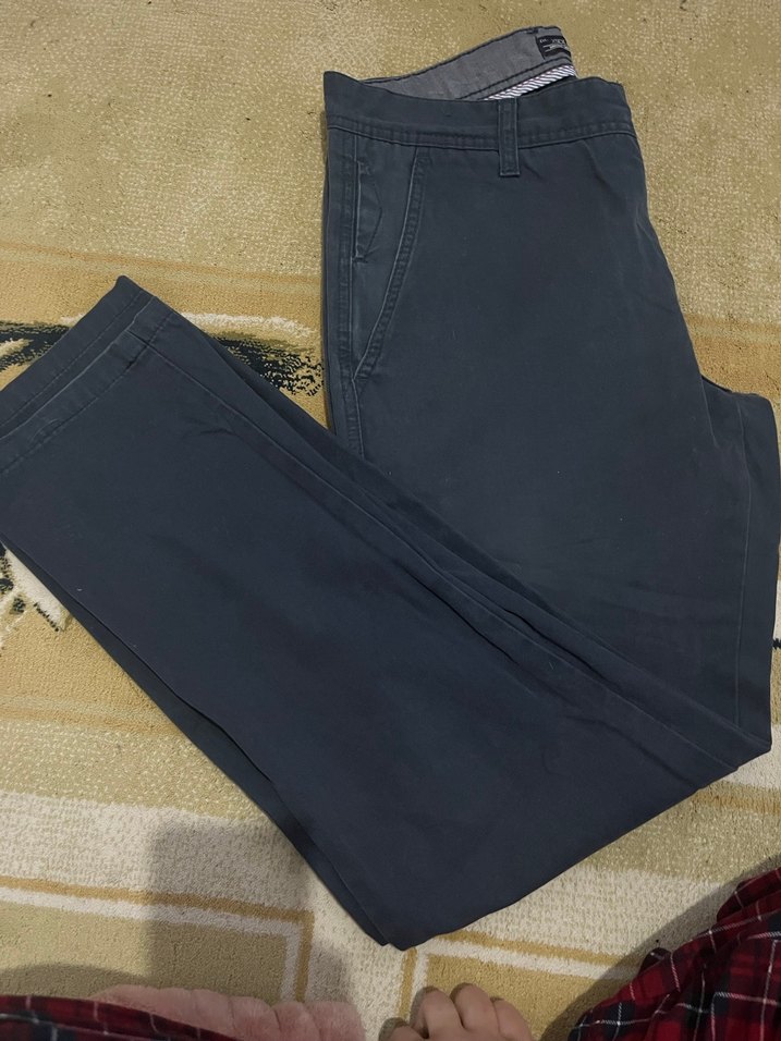 Erkek Siyah Regular Fit Denim Pantolon - Görsel 3
