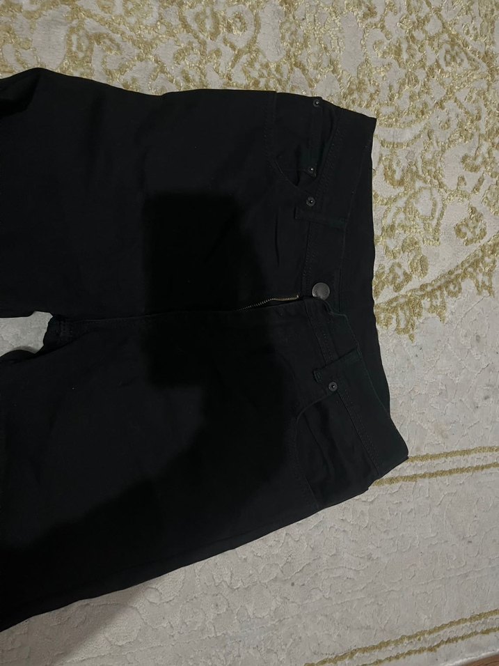 Siyah Düz Kesim Pantolon — görsel 3/5