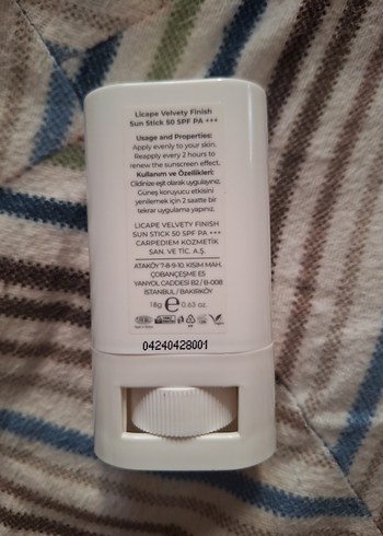 Licape Tüm Ciltlere uygun Stick Güneş Kremi - Görsel 2