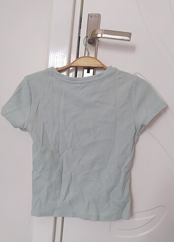 m Beden yeşil Renk DeFacto su yeşili kadın t-shirt medium