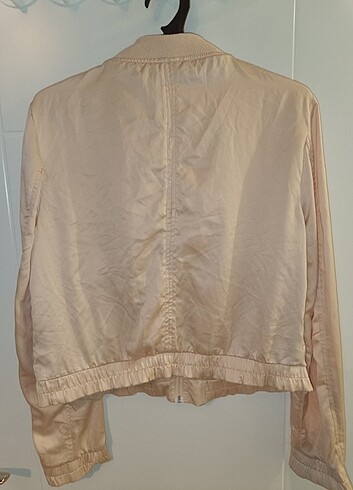 Mevsimlik saten fermuarlı üst  - Görsel 5