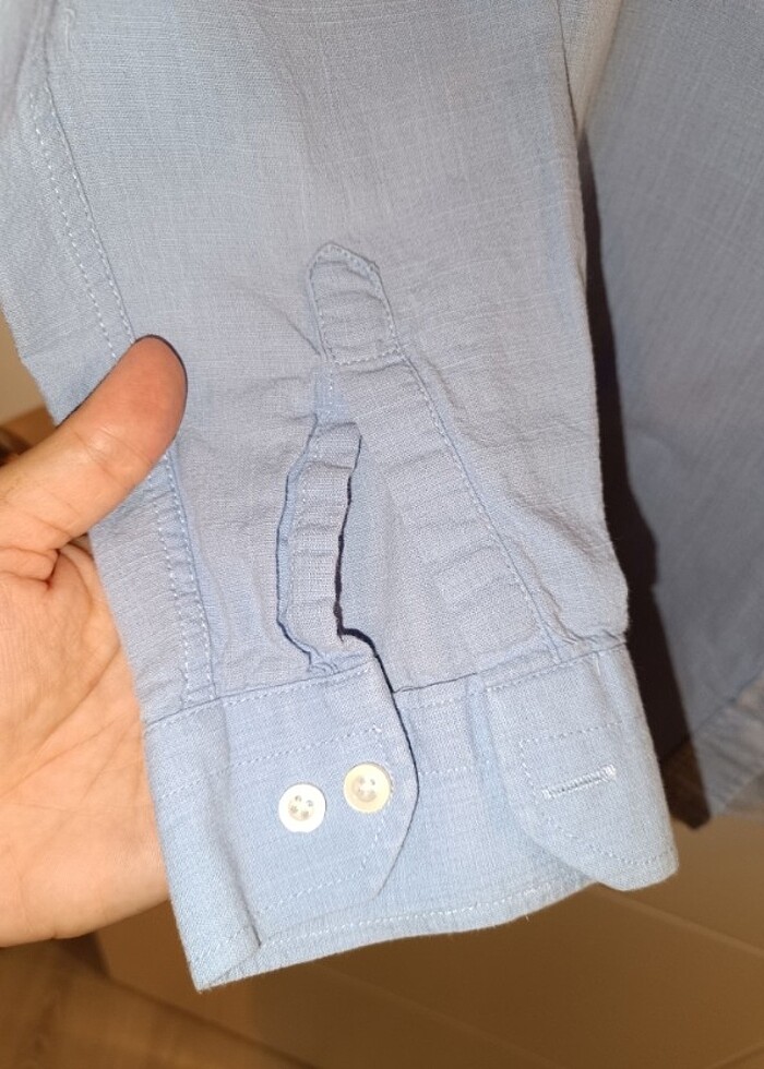 Mavi gömlek - Görsel 3