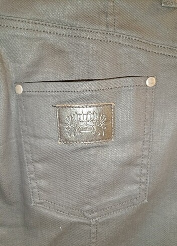 Deri görünümlü parlak etek - Görsel 6