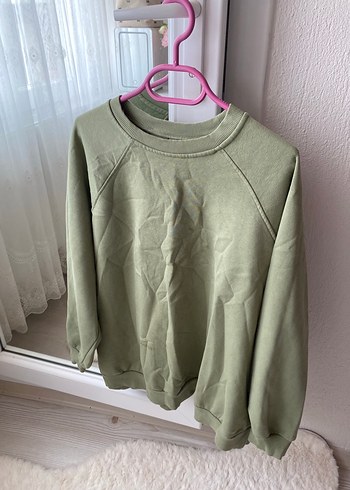 Defacto Adacayi Yesili Sweatshirt