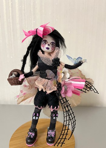 Diğer Keçe figür cadılar bayramı gotik bebek