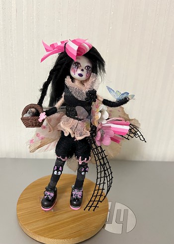 Keçe figür cadılar bayramı gotik bebek