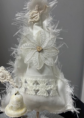 Beyaz Dekoratif  balerin bebek - Görsel 4