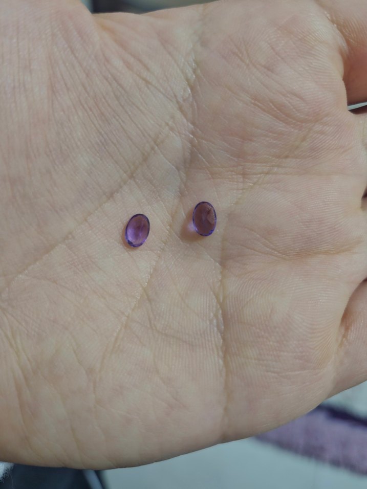 Parlak Mor Ametist Taşı - Görsel 2