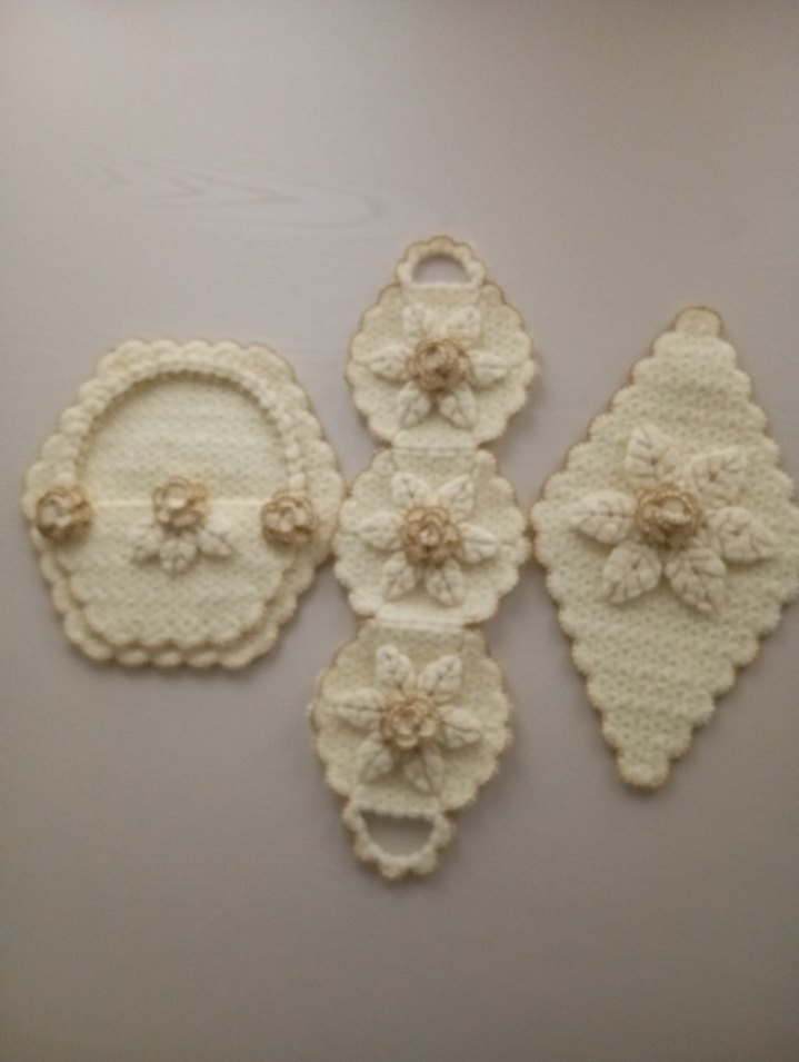 El Örgüsü Krem Rengi lif - Görsel 3