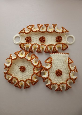 El Örgüsü Beyaz Banyo lifi - Görsel 2