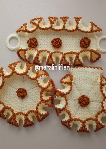 El Örgüsü Beyaz Banyo lifi - Görsel 3