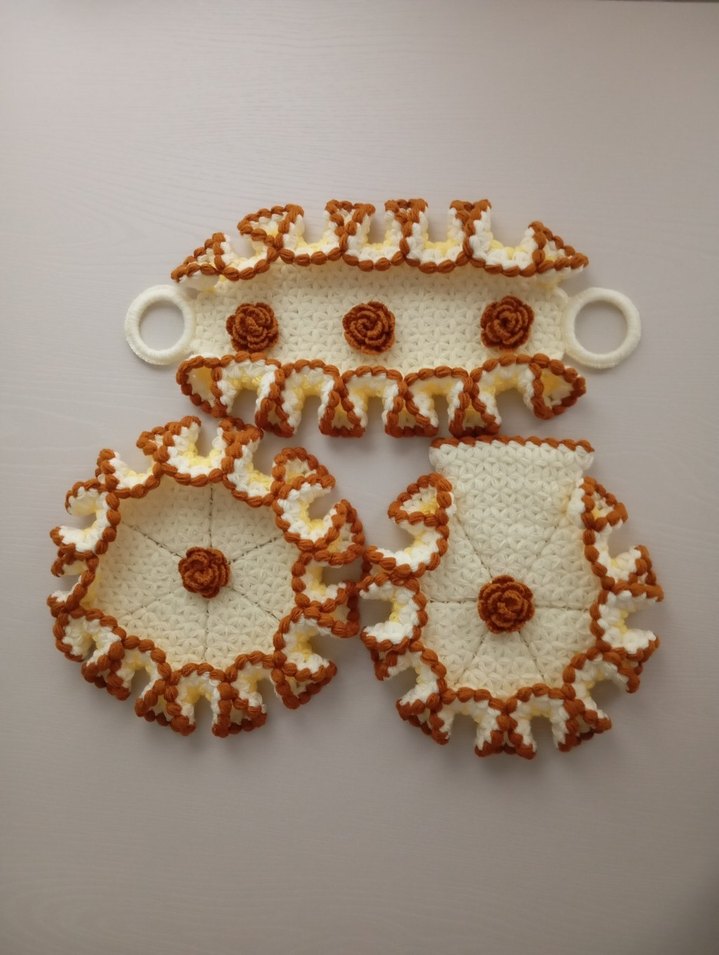 El Örgüsü Beyaz Banyo lifi - Görsel 2