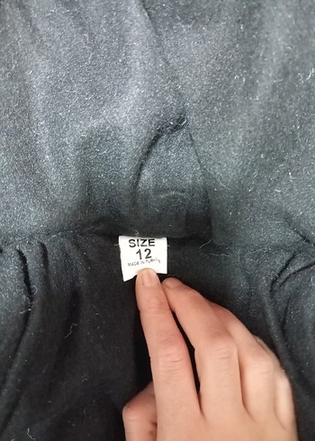 Kapüşonlu Beyaz Kadın Kışlık Mont - Görsel 5