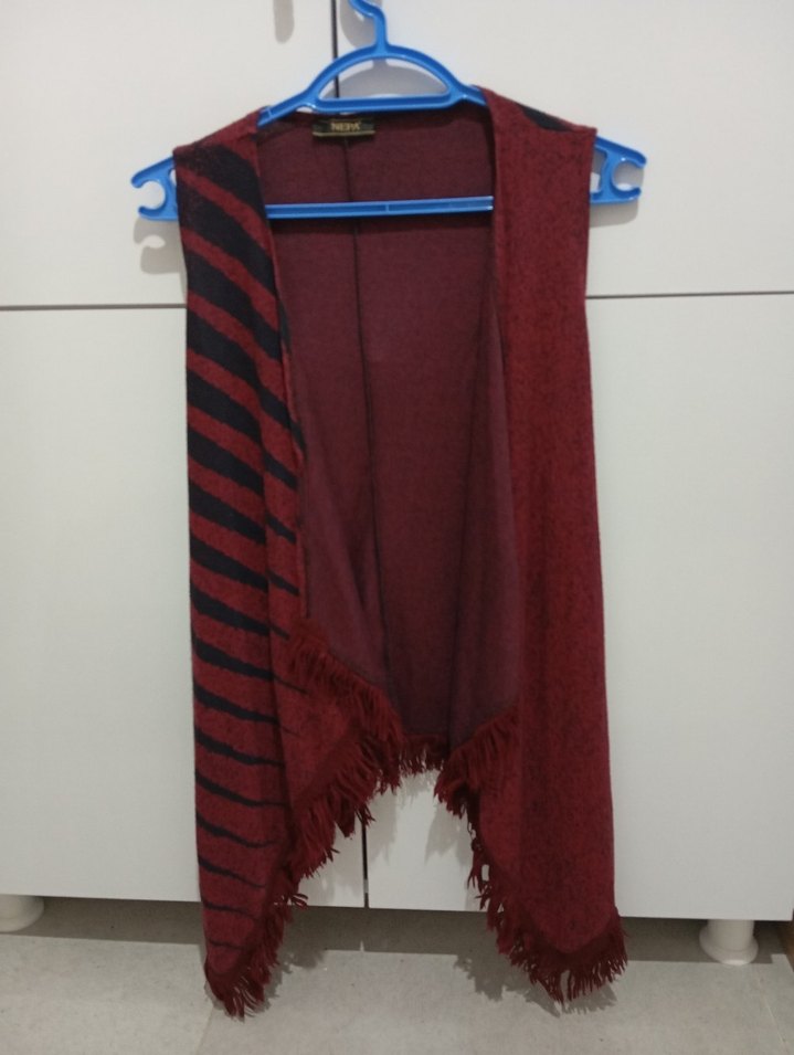 Bordo Salaş Kadın Şal - Görsel 2