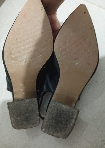 Siyah Tokalı Stiletto Topuklu Kadın Ayakkabı - Görsel 3