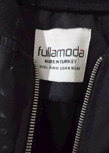 Düğmeli Siyah Kadın Ceket - Görsel 4