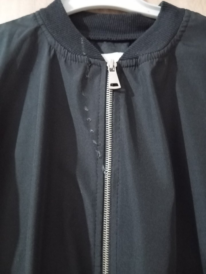 Düğmeli Siyah Kadın Ceket - Görsel 3