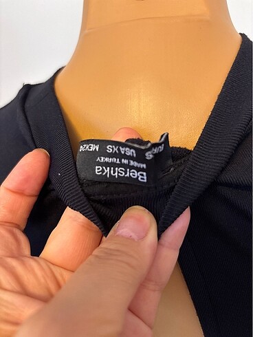 xs Beden siyah Renk Şık crop