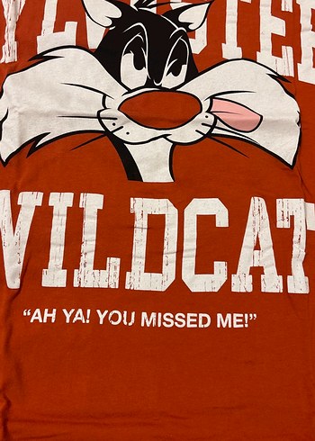 Kız Çocuk Kırmızı Baskılı Street Tişört - Görsel 2