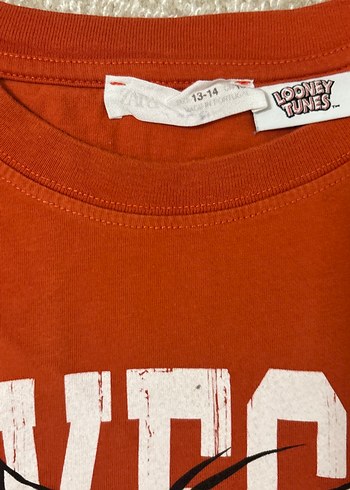 Kız Çocuk Kırmızı Baskılı Street Tişört - Görsel 4