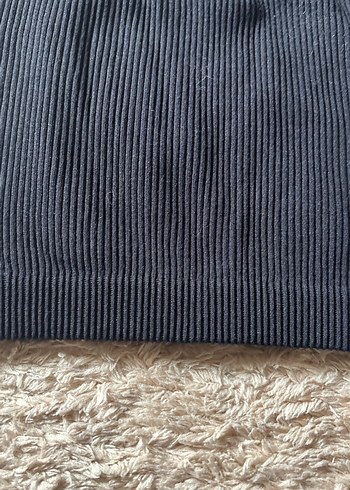 Siyah Kadın Kolsuz Crop Top - Görsel 3