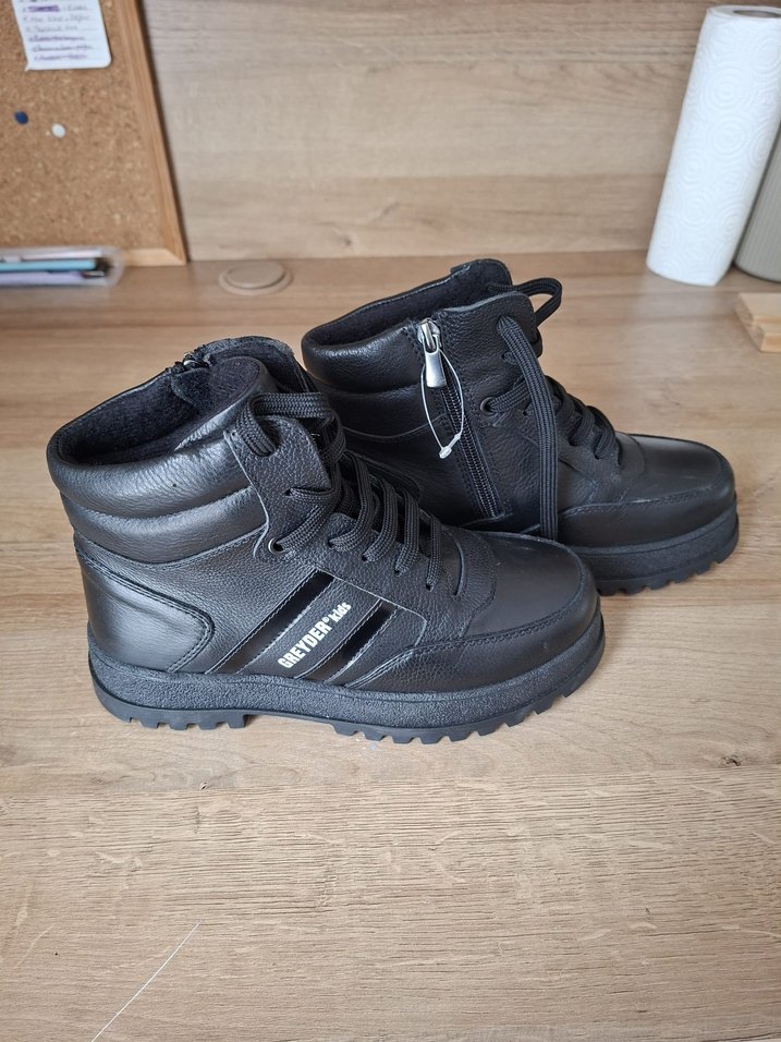 Fermuarlı Siyah Erkek Spor Botları - Görsel 2