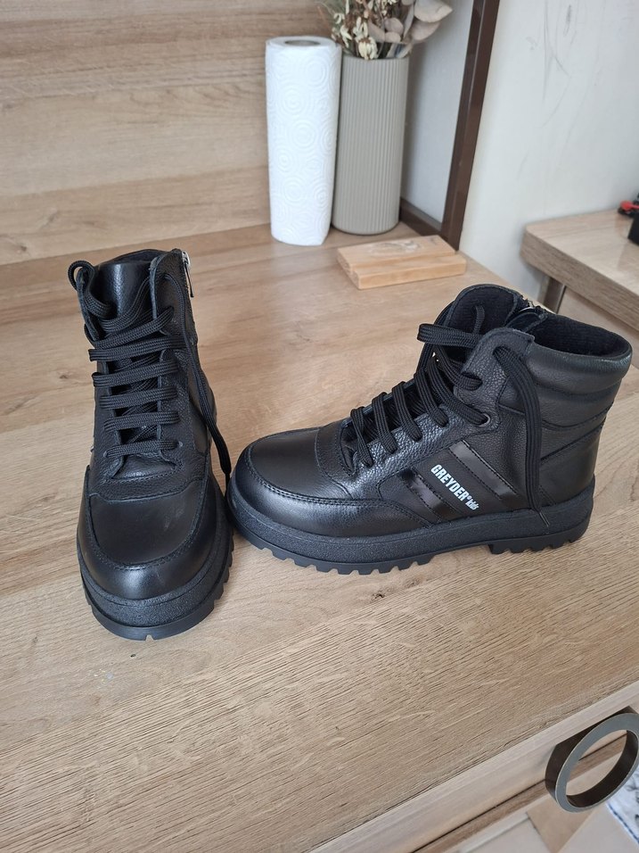 Fermuarlı Siyah Erkek Spor Botları - Görsel 3