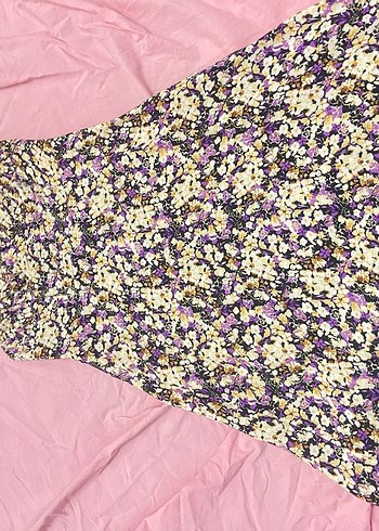 Kadın Mor Renkli Fırfırlı Bohem Fular - Görsel 2