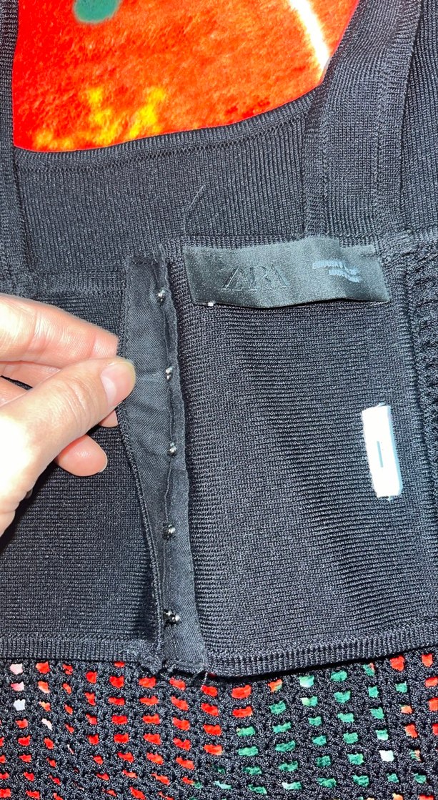 Siyah Örgü Detaylı büstiyer - Görsel 4