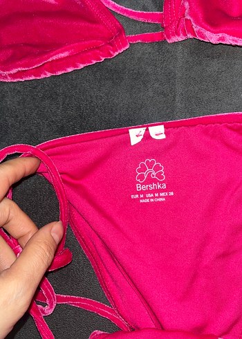 Pembe İpli Kadın Bikini Takımı - Görsel 4