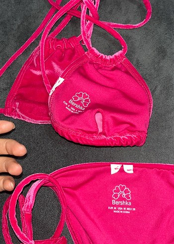 Pembe İpli Kadın Bikini Takımı - Görsel 5