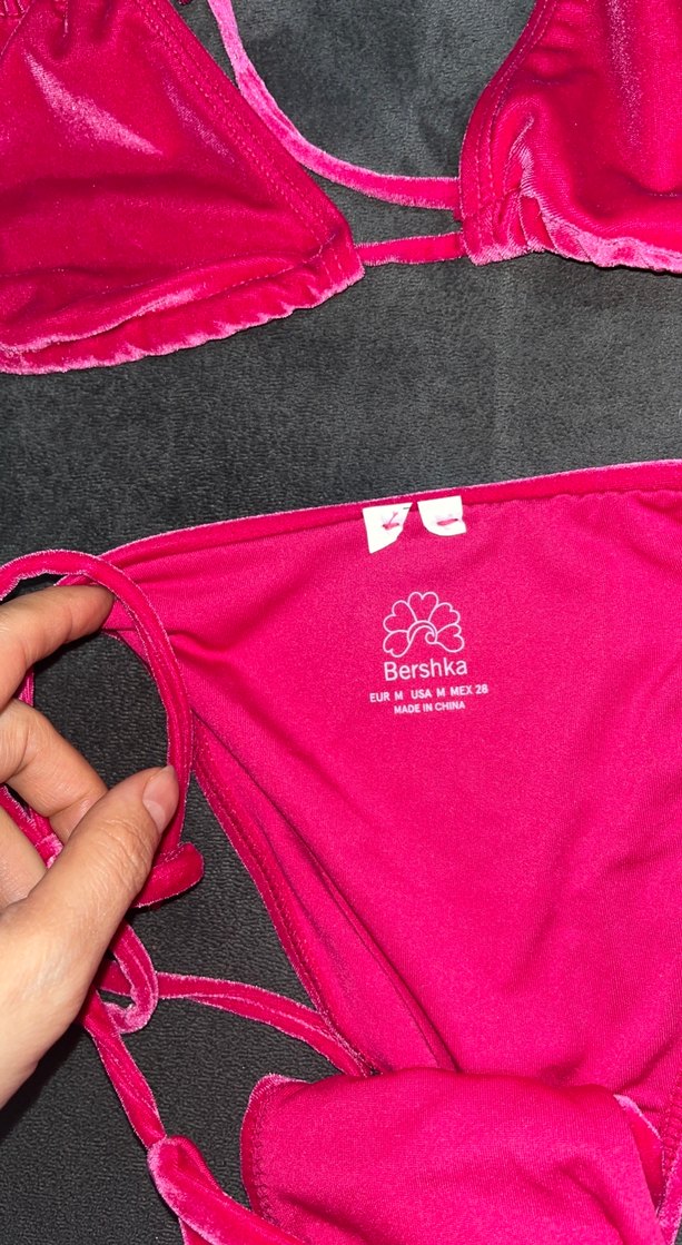 Pembe İpli Kadın Bikini Takımı - Görsel 4