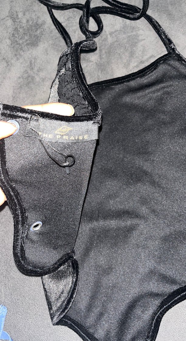 Dantel İşlemeli Siyah Gotik Büstiyer - Görsel 5