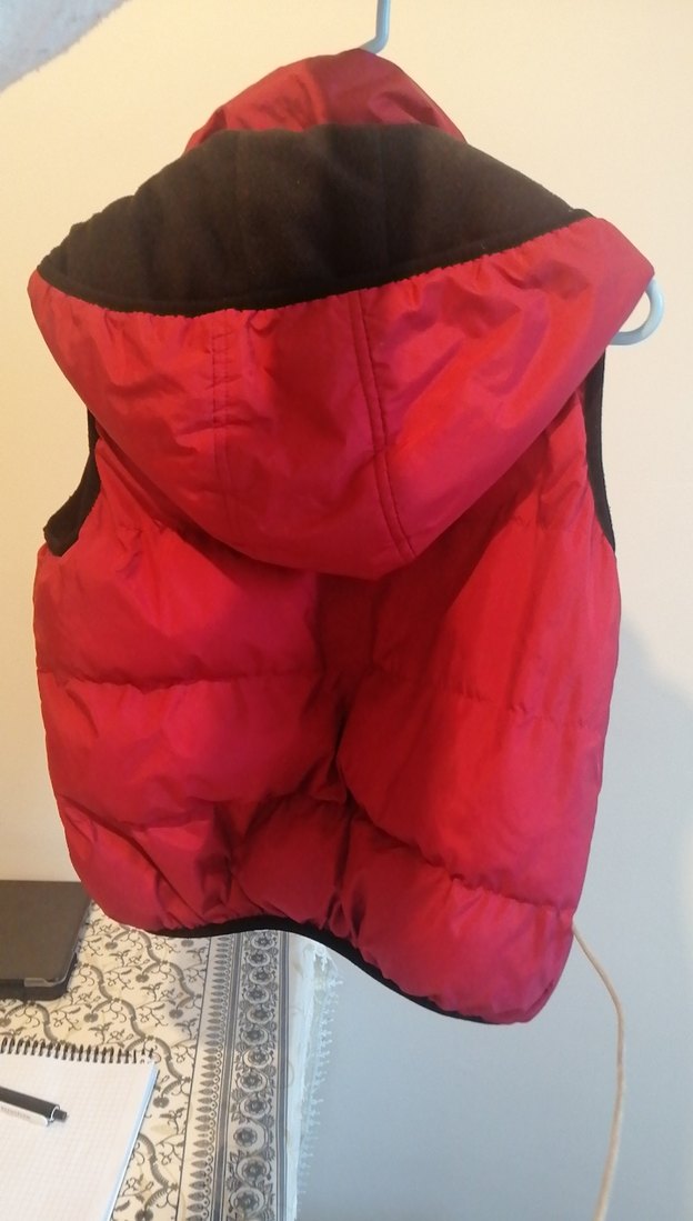 Kırmızı Fermuarlı Erkek Çocuk Yeleği - Görsel 2