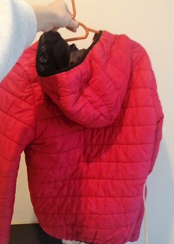 Kırmızı Fermuarlı erkek çocuk Mont - Görsel 2