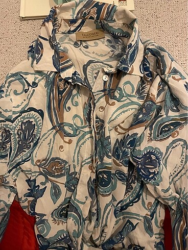 Silk & Cashmere Yüzde yüz ipek gömlek