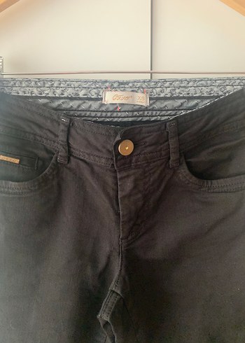 34 Beden siyah Renk Oxxo İspanyol Paça Jean