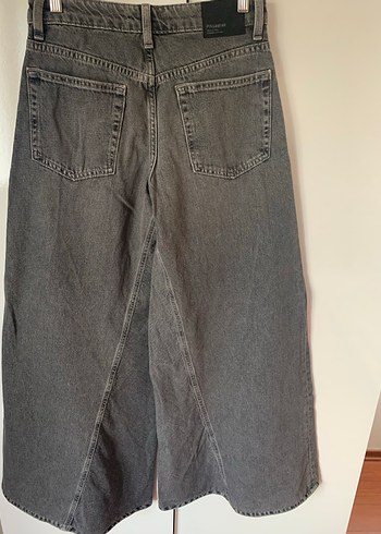 Gri Salaş Kadın Kot Pantolon - Görsel 4