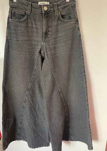 Gri Salaş Kadın Kot Pantolon - Görsel 2