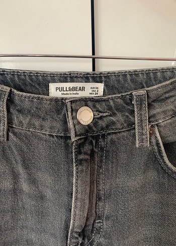 Gri Salaş Kadın Kot Pantolon - Görsel 3