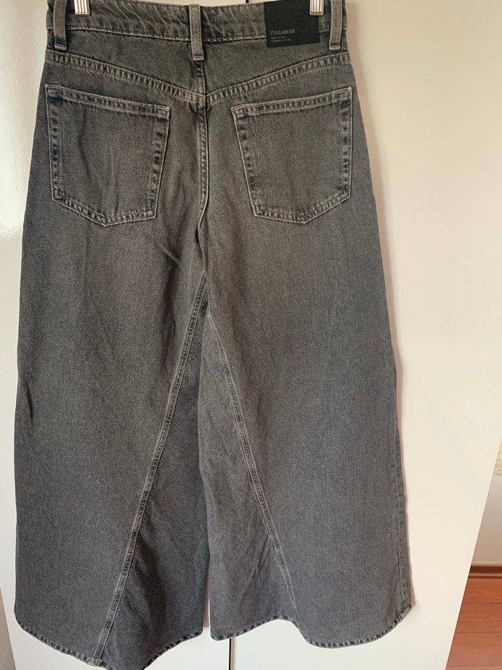 Gri Salaş Kadın Kot Pantolon - Görsel 4