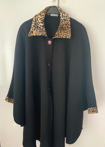Leopar Yaka Detaylı Kalin Panco